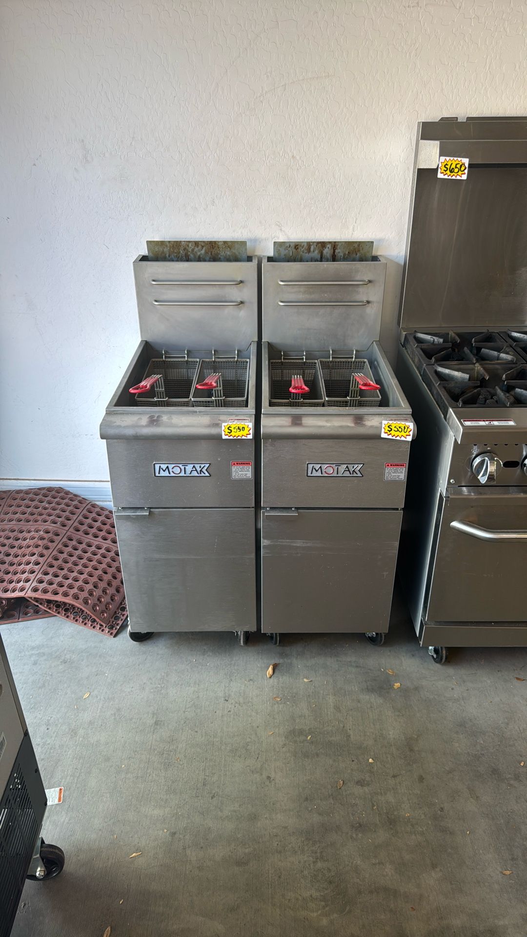 Commercial Gas Deep Fryer (individual)