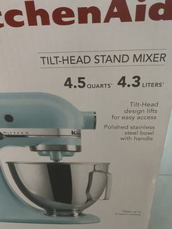 KitchenAid Deluxe 4.5 Quart Tilt-Head Stand Mixer, Cobalt Blue
