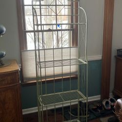 Tall metal plant stand