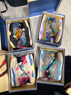 Union x Jordan 4 set 10-11
