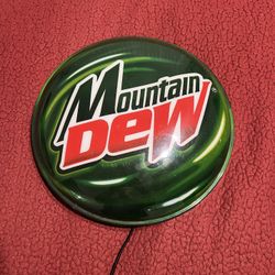 Vintage Mountain Dew Sign / Man Cave