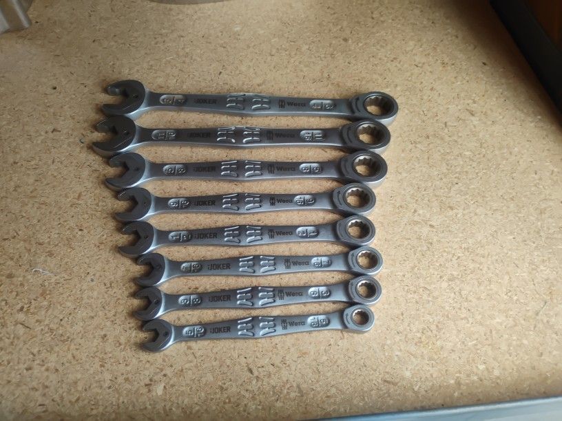 Joker SAE 5/16 to 3/4 Ratcheting Wrenches
