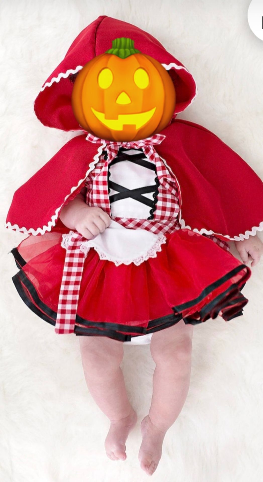 Little Red Riding Hood Baby Costume 