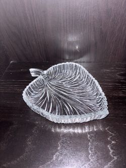 Glass Leaf Tray