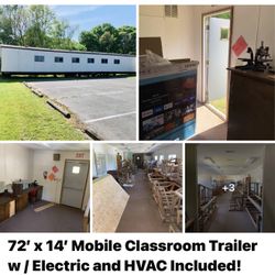 15,000 moble schools trailer,