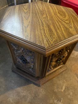 Storage cabinet end table