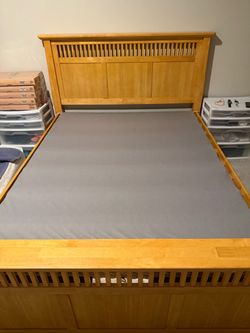 Solid Wood Queen Storage Bed Frame with Drawers – Heavy Duty