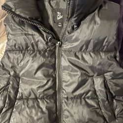 Puffer Vest Black Girl Size 8