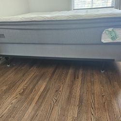 Queen Mattress, Box Spring And Frame Package 