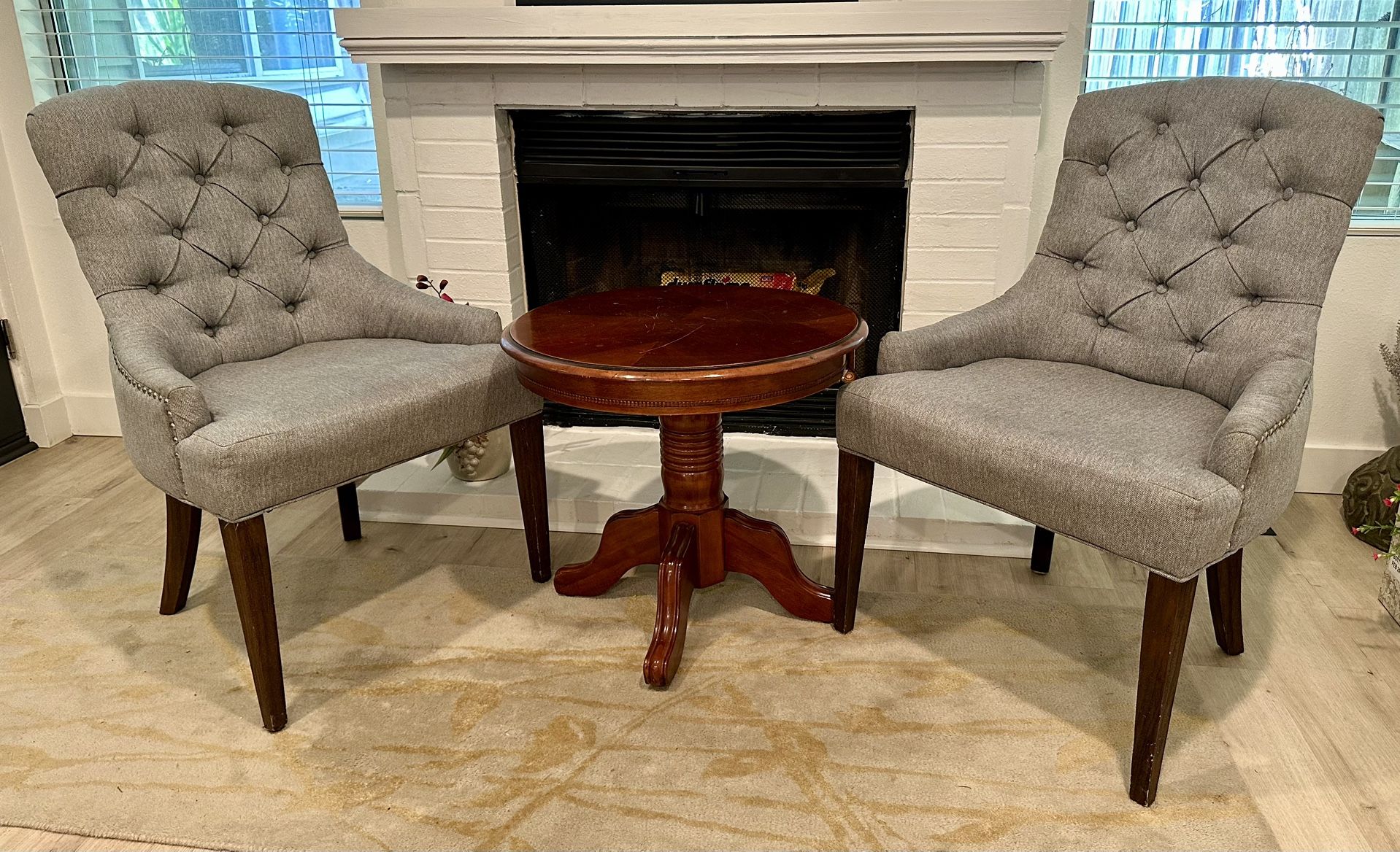 Chairs + Side Table Set