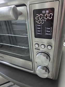 Galanz GT12SSDAN18 Toaster Oven with TotalFry 360 (Enhanced Air Fry Technology) 1800W/120V, 1.1 Cu.Ft Capacity, 8 Preset Cooking Functions, 30L, Stain