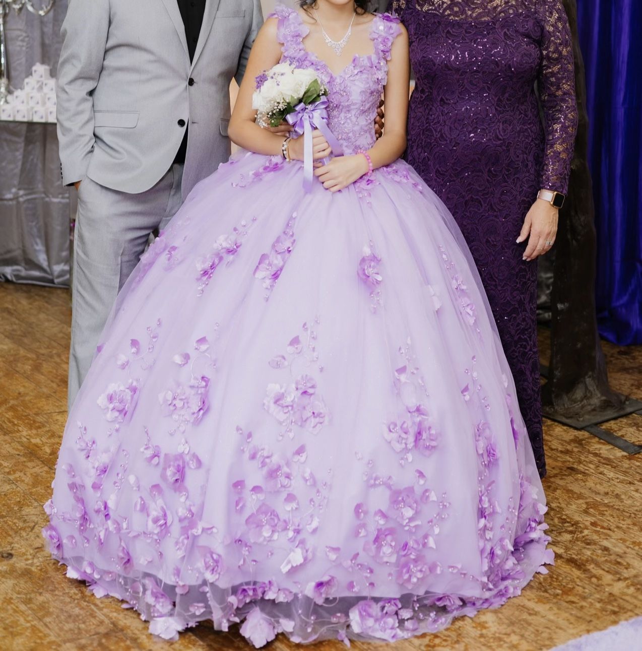 Purple QuinceaƱera Dress