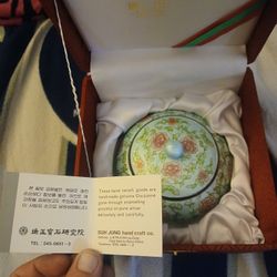 Hand Made Silver Chinese Pot