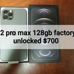 iPhone 12 Pro Max Factory unlocked 