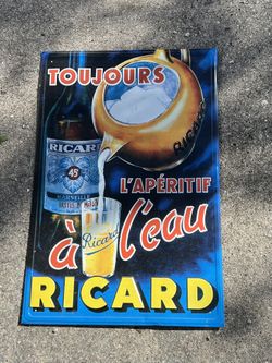 Deco Ricard Pastis Sign