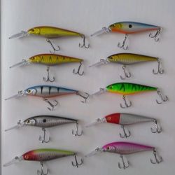 Fishing Lures Crankbaits 10pack Lot 