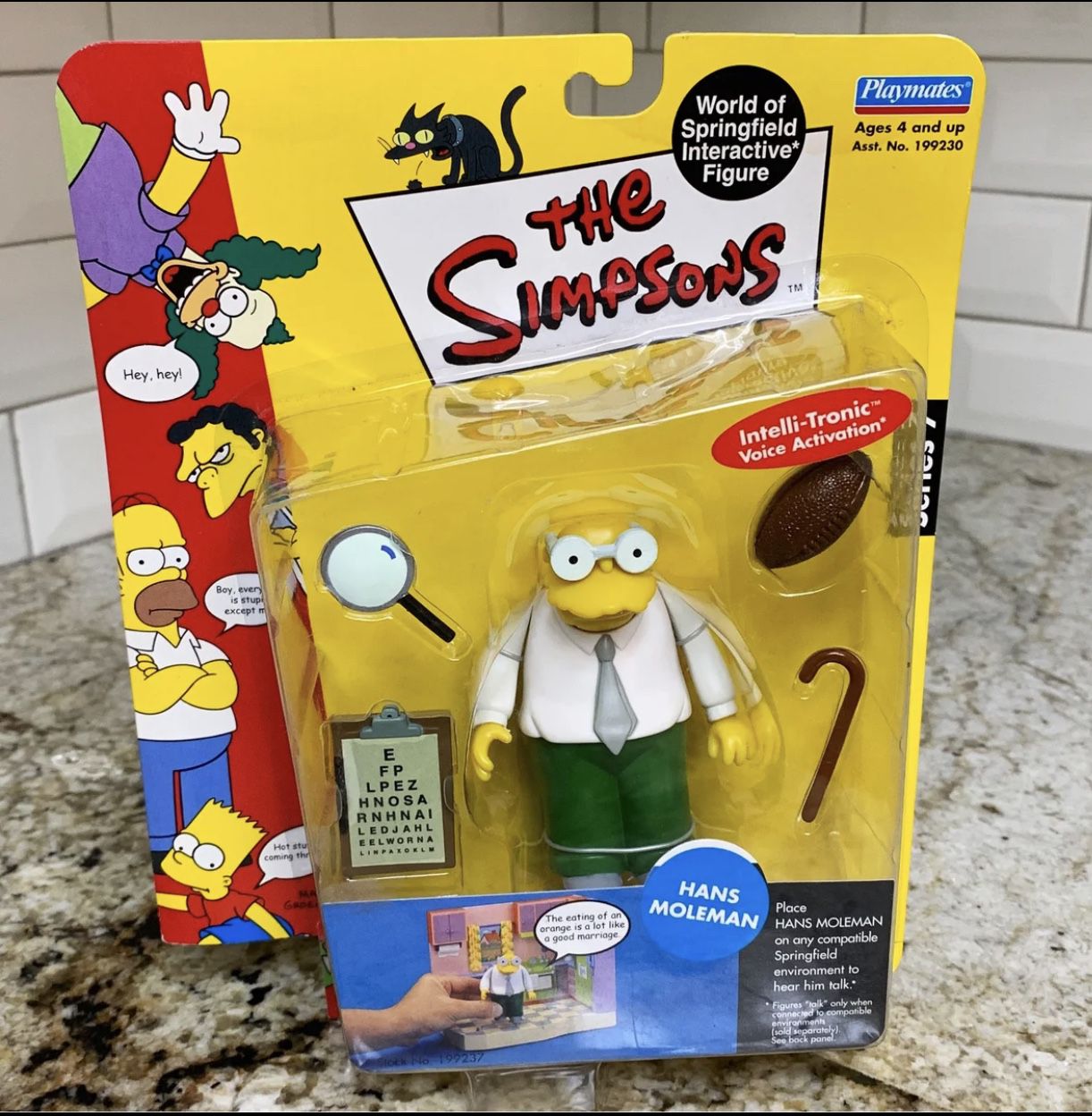 The Simpsons World Of Springfield Interactive Environment Compatible Hans Moleman Collectible
