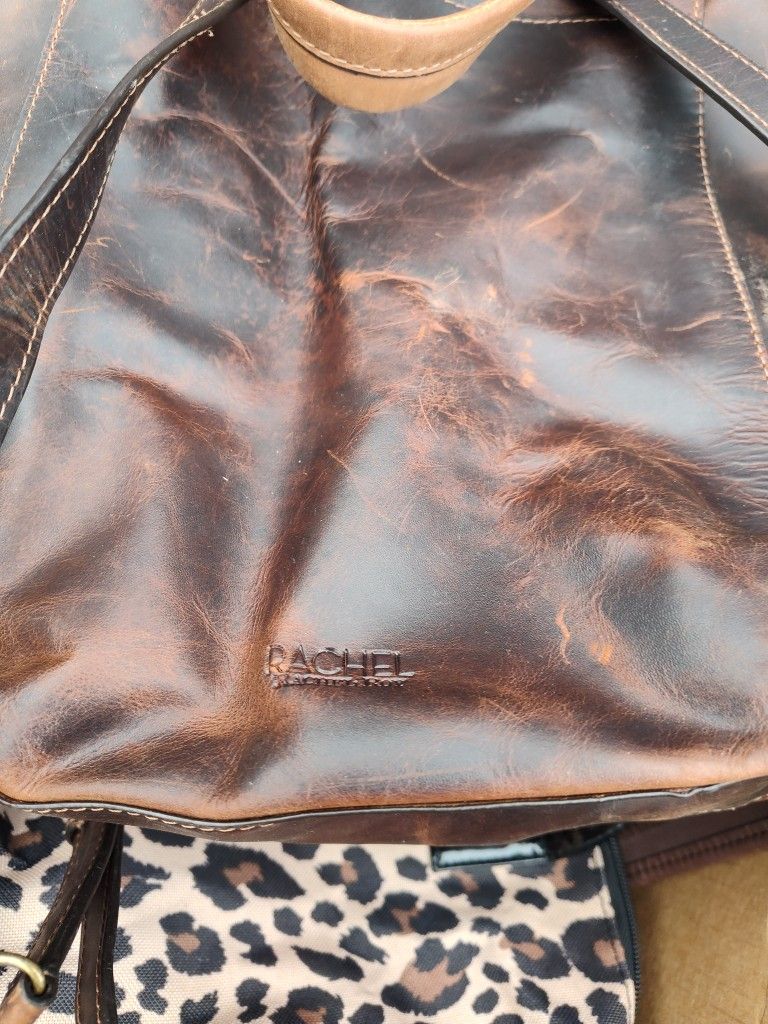 Rachel Roy ~
Women's Genuine Leather Convertible Backpack Purse