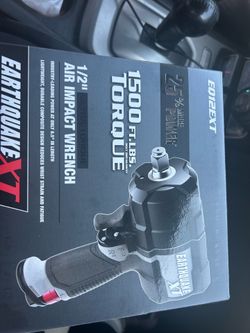 EARTHQUAKE XT 1/2 in. Composite Ultra Torque Air Impact Wrench, Twin Hammer, 1500 ft-lbs   Add to List