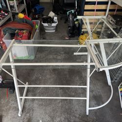 Glass Desk 
