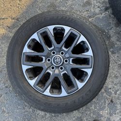Toyota Tundra Bridgestone Tires & Rims  256/60R20