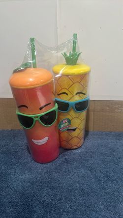 Cool gear 2   Pack   20.0Z   Shady Fruit   Tumbers   W  Pressure   Fit   Lid   W  Straw   Included.