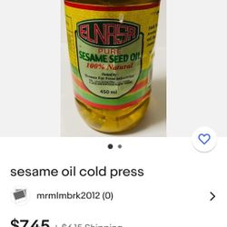 Organic Sesame Oil 
