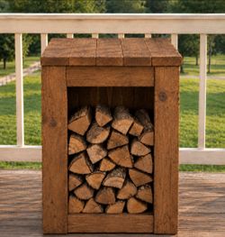 BUILT TO ORDER
FIREWOOD STORAGE CABINET