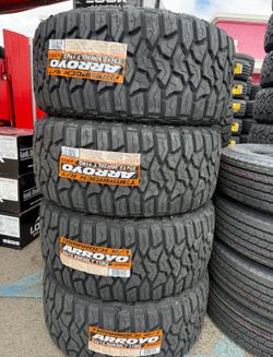 📲‼️33x12.50R20 vendo set de llantas nuevas Arroyo Tamarock RT