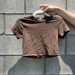 Plain Brown Cotton On Top