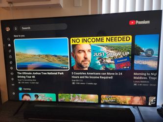 LG 65" Flat Screen Smart TV with box