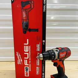 Milwaukee M18 Fuel SDS Plus D-Handle Rotary Hammer And M18 Drill (tool Only)