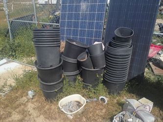 Many small ,medium and large pots