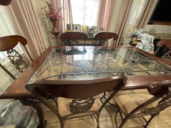6 chair dining table