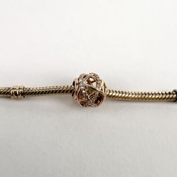 Pandora Rose Gold Plated CZ Galaxy Charm 