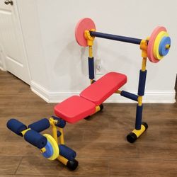 Kids Weight  Bench Set
