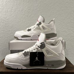 White Oreo Jordan 4