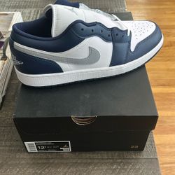 Air Jordan 1 Low White/midnight Navy