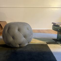suede ottoman