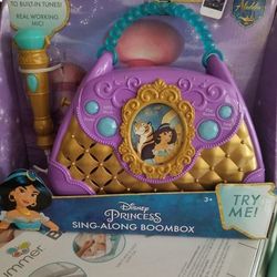 Disney Aladdin singing Boombox new