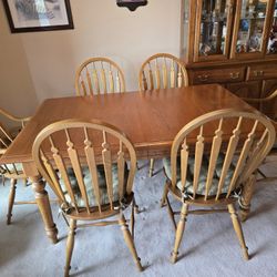 Oak Dining Table With Leaf