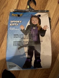 Toddler 3T-4T Spooky Kitty Costume