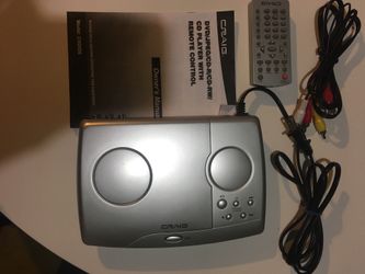 Craig DVD/CD Player CVD505 With Remote & Cords