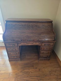 Antique roll top desk