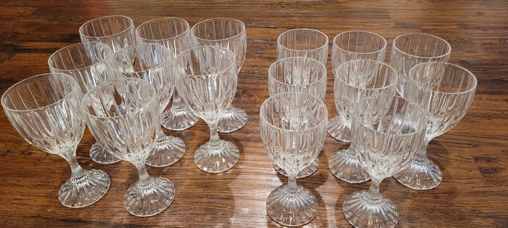Mikasa Park Lane Crystal Goblets and Wine Glasses