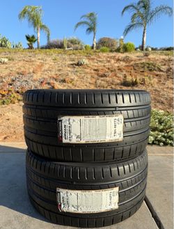 BRAND NEW 265/35ZR18 Yokohama ADVAN Sport V107 Tires 265-35-18 265 35 18 Like Michelin Pilot 4S! $200 EACH