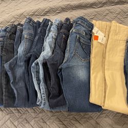 9 Jeans 2 New Pants 1 Pair Of Shorts All For $50 (girls)