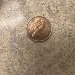 1979 Queen Elizabeth 2 Pence Coin 