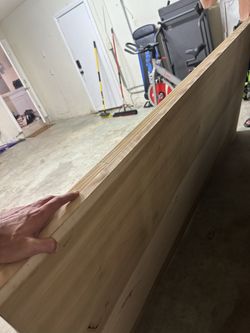 8ft x 3ft Solid Wood Tabletop w/ Folding Legs – Heavy Duty