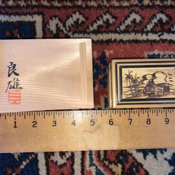 2 Small Vintage Japanese Boxes